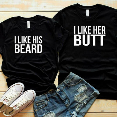 Couple Shirts - His Beard & Her Butt Shirts