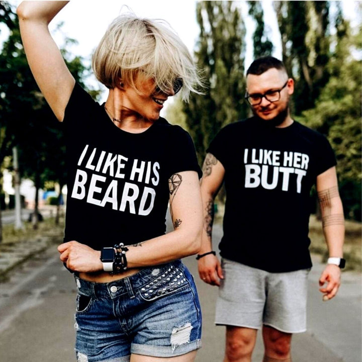 Couple Shirts - His Beard & Her Butt Shirts